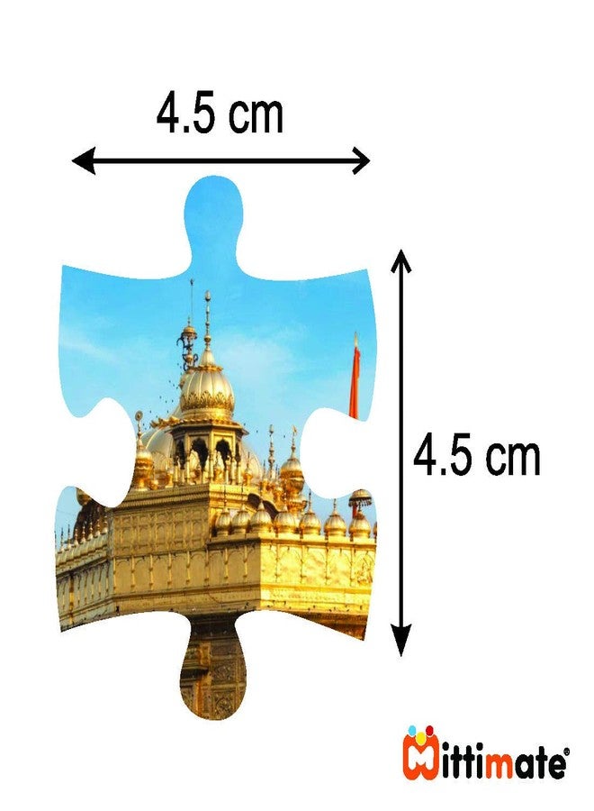 Mittimate 36-Piece Golden Temple Jigsaw Puzzle for Kids 4+ | Enhances Imagination, Coordination, and Patience for Focus and Memory Development - Image 3